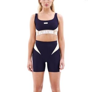 NWT P.E Nation Vermont Bike shorts in Peacoat Size Large